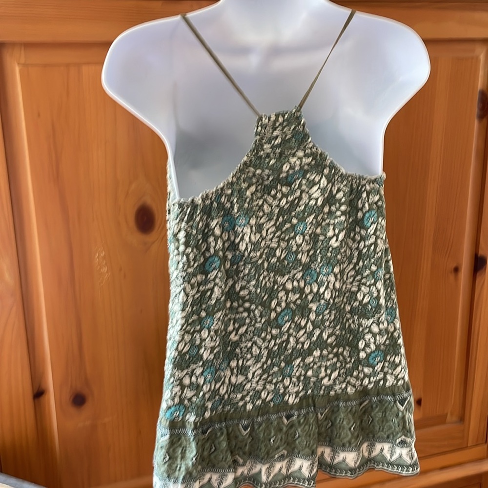 American Eagle Outfitters 🦅 Olive Paisley Tank - Picture 3 of 12